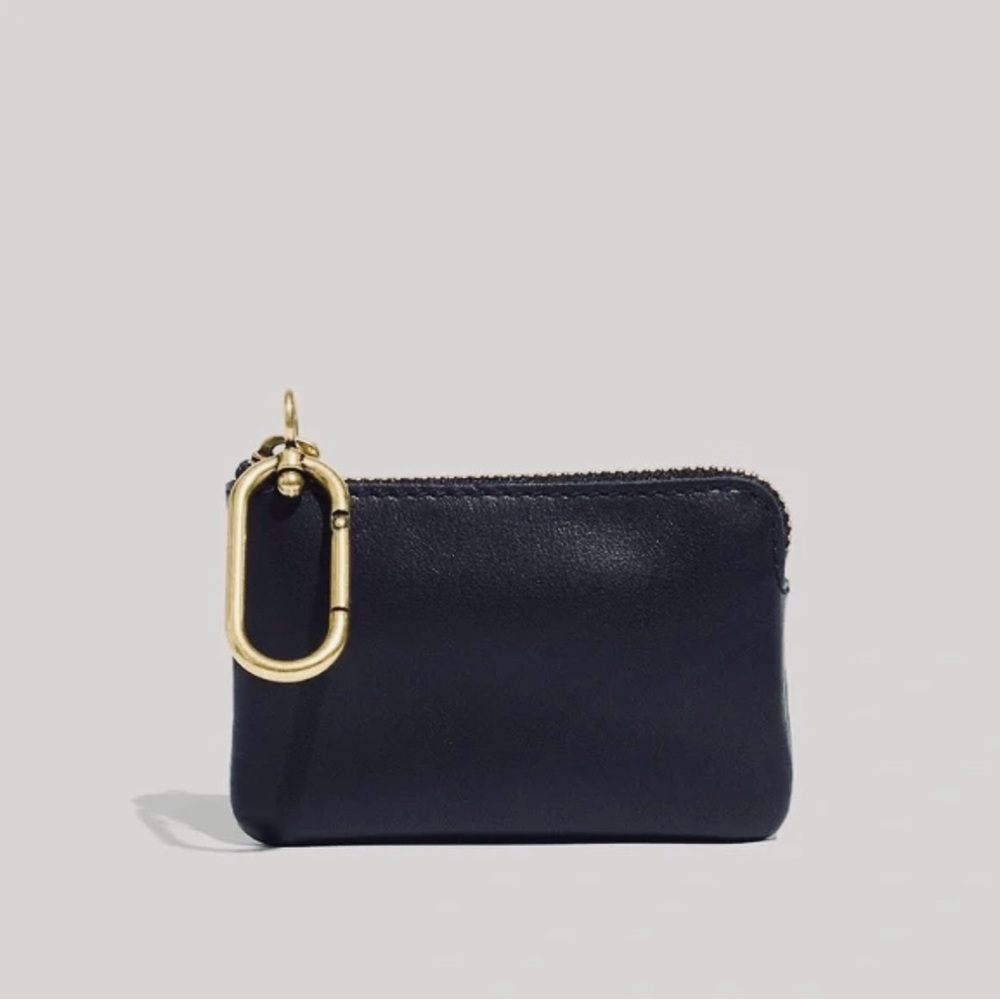 Madewell The Leather Carabiner Mini Pouch **NWOT**